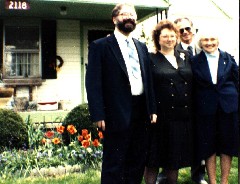 Dan Dorrough, Becky, David Dorrough, Julia (Judy) Dorrough, Medway, House